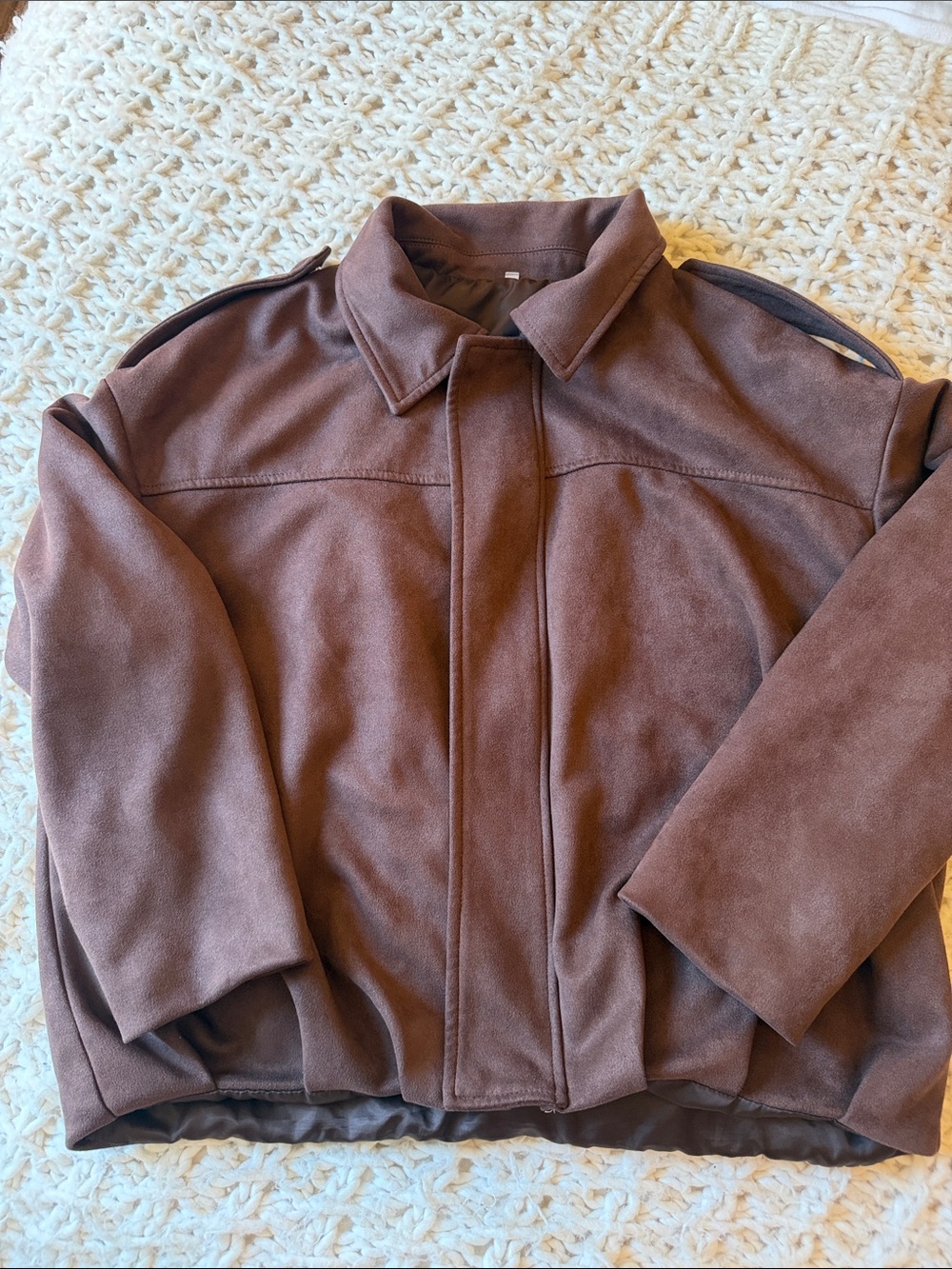 Suede bomber Jacket